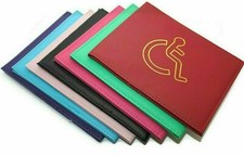 PU LEATHER DISABLED BADGE