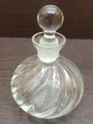 Vintage coloured glass perfume - coloured,