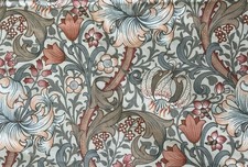 1.6 Metres Sandersons William Morris Golden Lily Minor Cotton Fabric