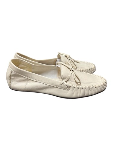Zara leather moccasin loafers - zara,