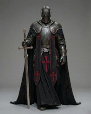 Full Body Barbuta Knight Armor