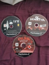 Sony PlayStation 2 Video Games discs only x 3 Evil Dead, ico, def jam vendetta 
