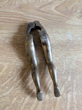 Vintage Solid Brass Ladies Legs Nutcrackers 