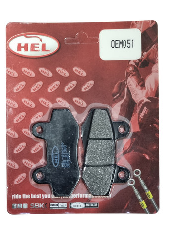 Hel rear brake pads for - brake,