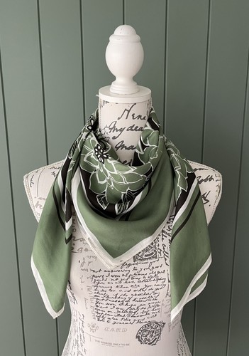 Vintage 100 silk square - vintage,