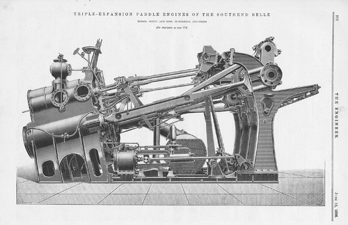 Thames paddle steamer - thames,