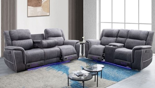 Hannah grey sofa set - hannah,
