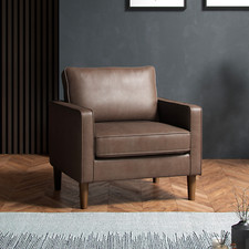 Bexhill Brown Faux Leather