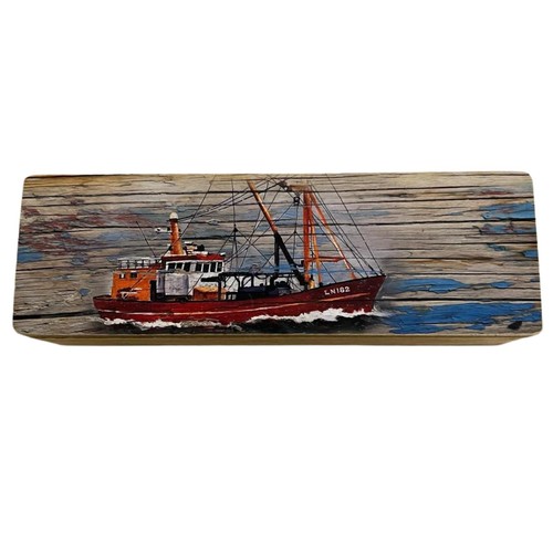 Wooden fishing boat - wooden,
