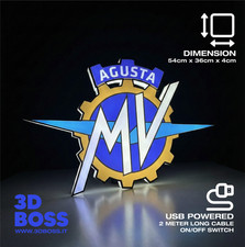 Agusta lighted sign - mv,