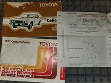 1977 Toyota Celica Owners