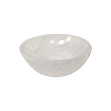 Selenite Bowl, Round, 10x3cm