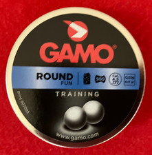Tin of 500 Gamo ROUND  LEAD BB  .177 4.5mm Air Pistol Rifle Gun Round Pellets.