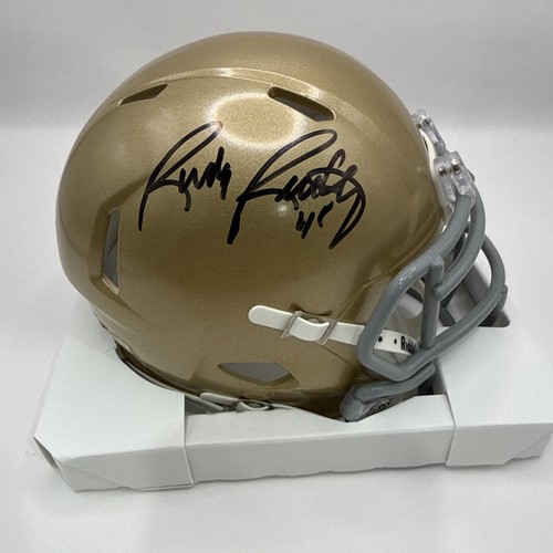 Rudy ruettiger signed - signed, mini