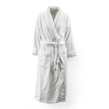 M&S Autograph Pure Cotton Towelling Womens Dressing Gown RRP £45.00 UK Size L