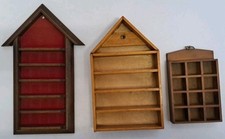 3x Vintage Wooden
