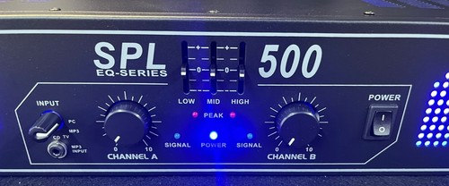 Skytec spl500 amplifier - skytec, dj