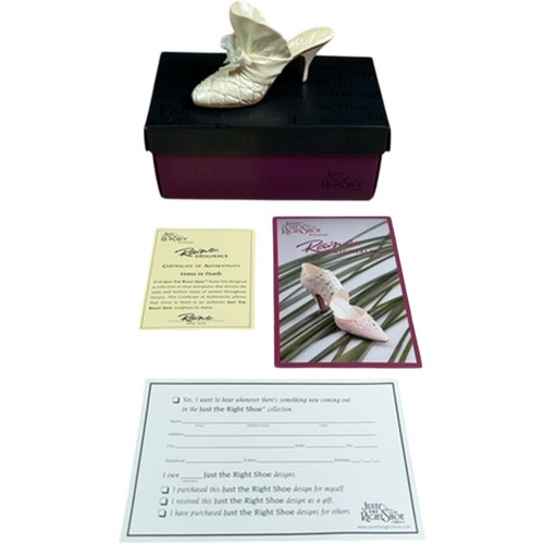 Just the right - just, shoe