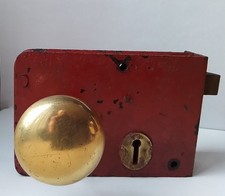 Antique Door Rim Lock With