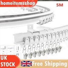 4/5M Bendable Flexible Curtain Silent Track Bay / Straight Windows Ceiling Rail