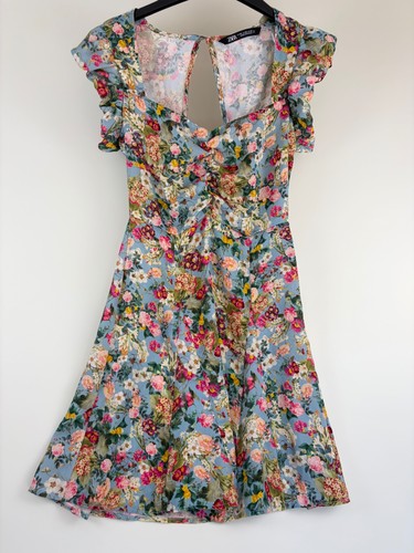 Zara blue floral - blue, mini