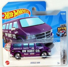 Hot Wheels 2022 HW Metro #55 DODGE VAN Purple MINT Combined Shipping