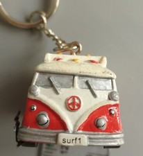 Vintage Keyring wood wooden