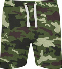 Men Stretch Chino Shorts Cotton Summer Half Pants camouflage army elasticated XL