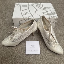 Diane Hassall Fine Footwear. Purest Ivory. Size 6. RRP £210 Limited Edition 