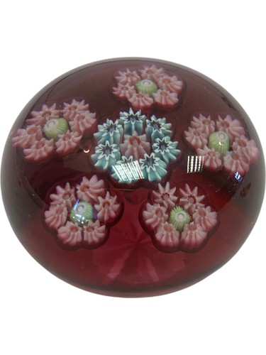 Vintage glass paperweight - glass,
