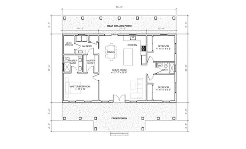 Spacious open plan house - spacious, 3