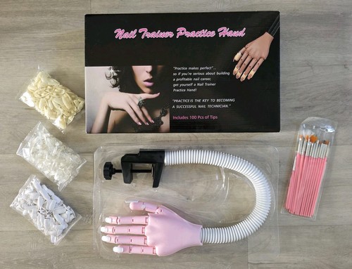Nail trainer practice hand - nail,