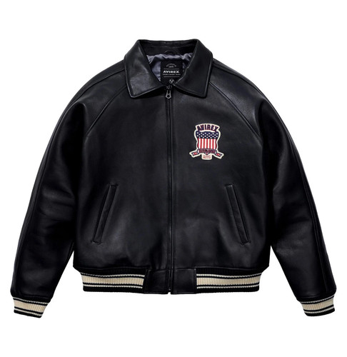 Avirex men black real - men's,