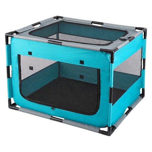 Foldable mesh pet crate - mesh,