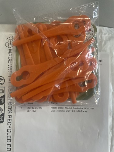 Plastic blades fits - plastic,