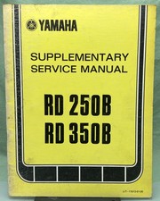Genuine Yamaha LIT-11613-61-00 RD250B RD350B Supp. Service Manual 1975
