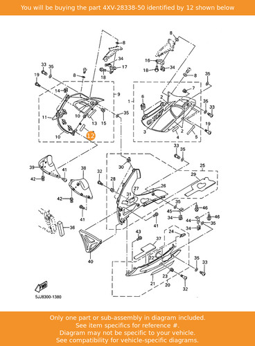 Yamaha emblem 4xv 28338 - yamaha, 4xv-28338-50