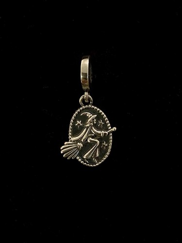 Witch broom dangle charm - on,