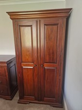 Double mahogany wardrobe - mahogany, 2