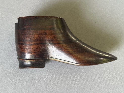 Antique wooden shoe snuff - shoe,