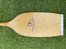 Mark Gees Champion Feathered Metal Tipped Kayak / Canoe Rowing Paddle