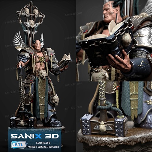 Warmachine chaos colonel 1 - -, 1:8
