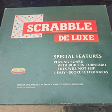 SCRABBLE DELUXE BOARD GAME
