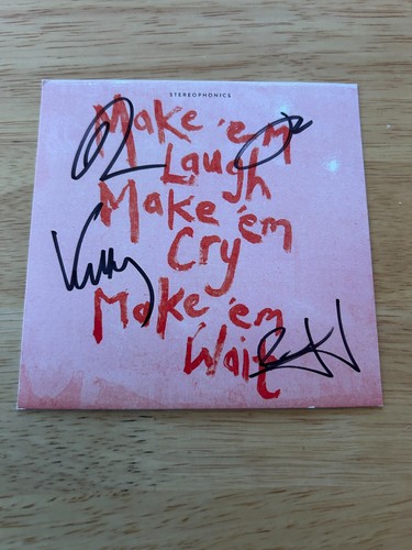 Stereophonics signed make - signed, 'em