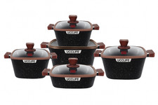 10Pcs Cookware Set Granite
