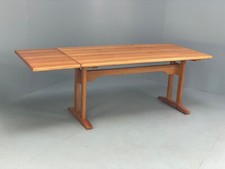 Mid Century Pine Dining Table Extending Mogensen Shaker Style Danish EB9434 MWOO