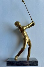 Vintage Male Golfer Statue