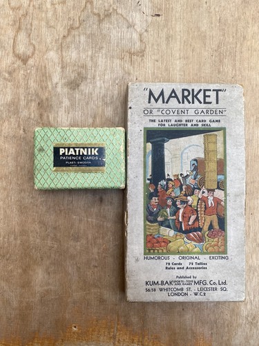 Vintage antique card games - vintage,