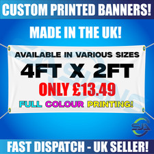 PVC Gloss Banners Custom Printed Outdoor Personalised Eyeletted Vinyl Banner
