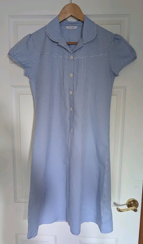 Nwot girls blue gingham - m&s,